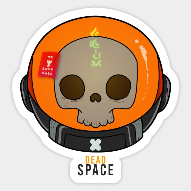 Dead Space Sticker by Sons of Skull